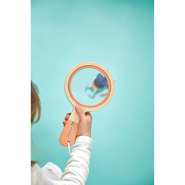 Foto 6 de 7 de Janod - Lupa Grande de Madera para niños A Partir de 3 años - Aumento x3,5