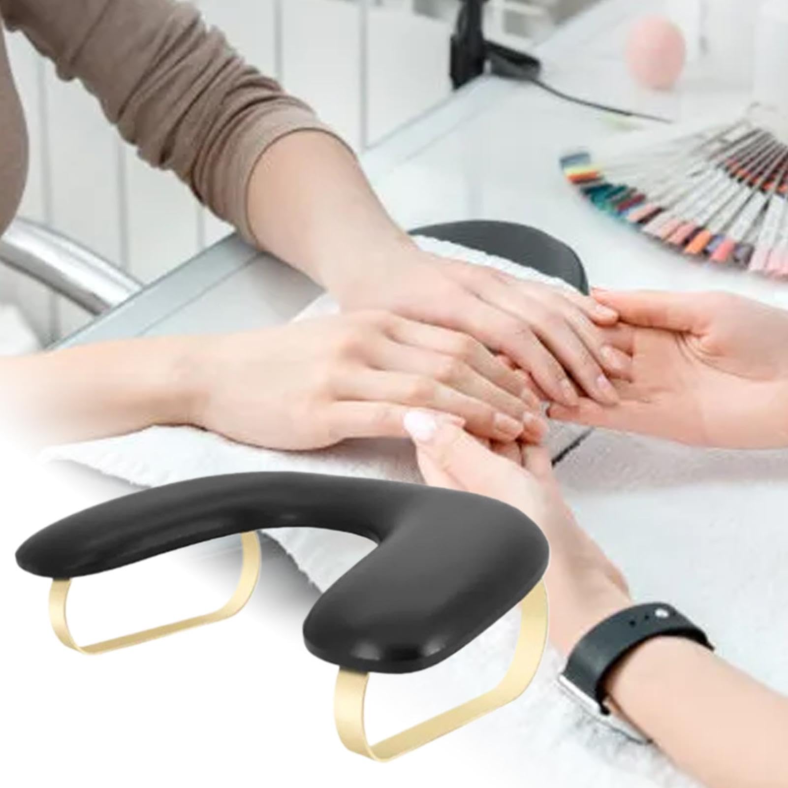 Nagel Handauflage Abnehmbare Polsterauflage Nagel-Handkissen | Handauflage Ständer Maniküre Pediküre Salon Spa Handpflege Schreibtischzubehör Beauty-Zubehör Entspannung Komf