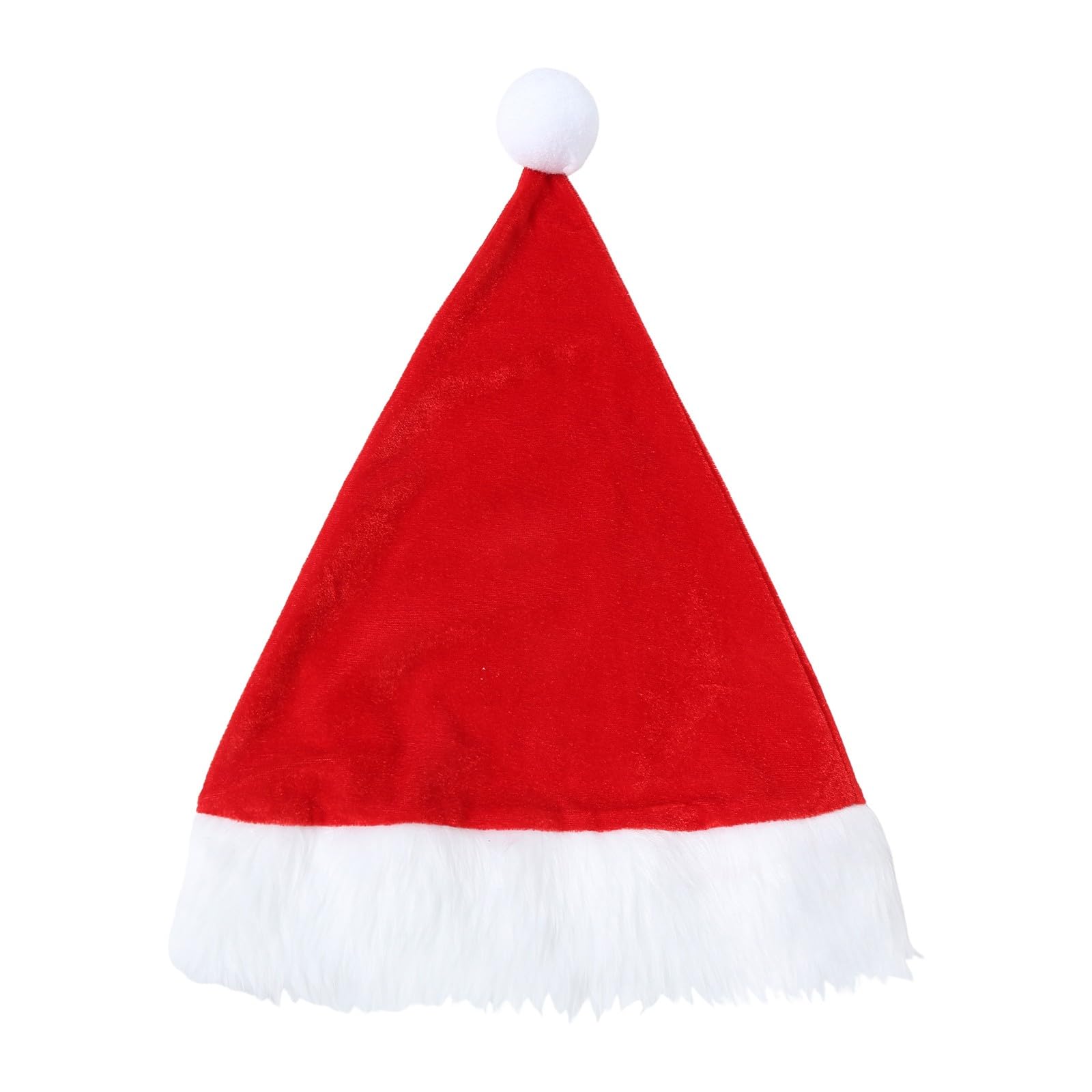 Generisch Weihnachtsmann Kostüm, Weihnachtsmann Kostüm Herren 7-Teilig Weihnachten Nikolaus Kostüm mit Gürtel, Weihnachtsmütze, Bart, Handschuhe und Nikolausstiefel Santa Claus Weihnachtskostüm