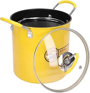 Amazon.com: 3l Mini Deep Fryer Pot, Stainless Steel Japanese Frying Pot ...