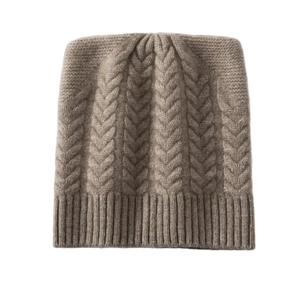 Bonnet homme en cachemire de prestige, maille douce et chaude haut de gamme