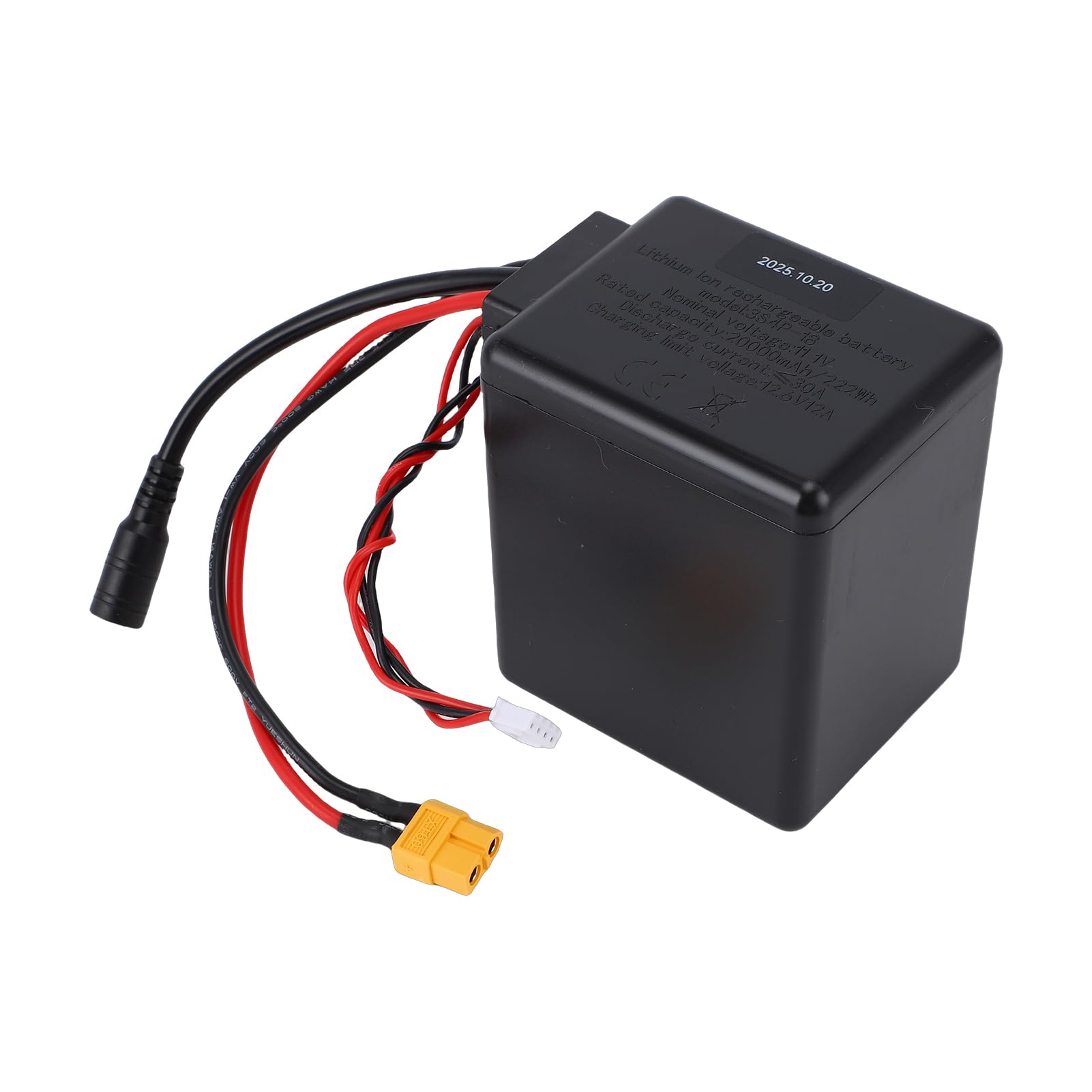HUIOP Batería recargable de iones de litio de 12 V, 20000 mAh, control remoto de alta potencia, para barco de cebo de pesca V030 GPS