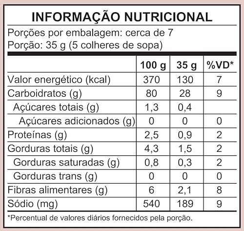 KiSabor Farofa De Carne Seca Kisabor 250 Gramas