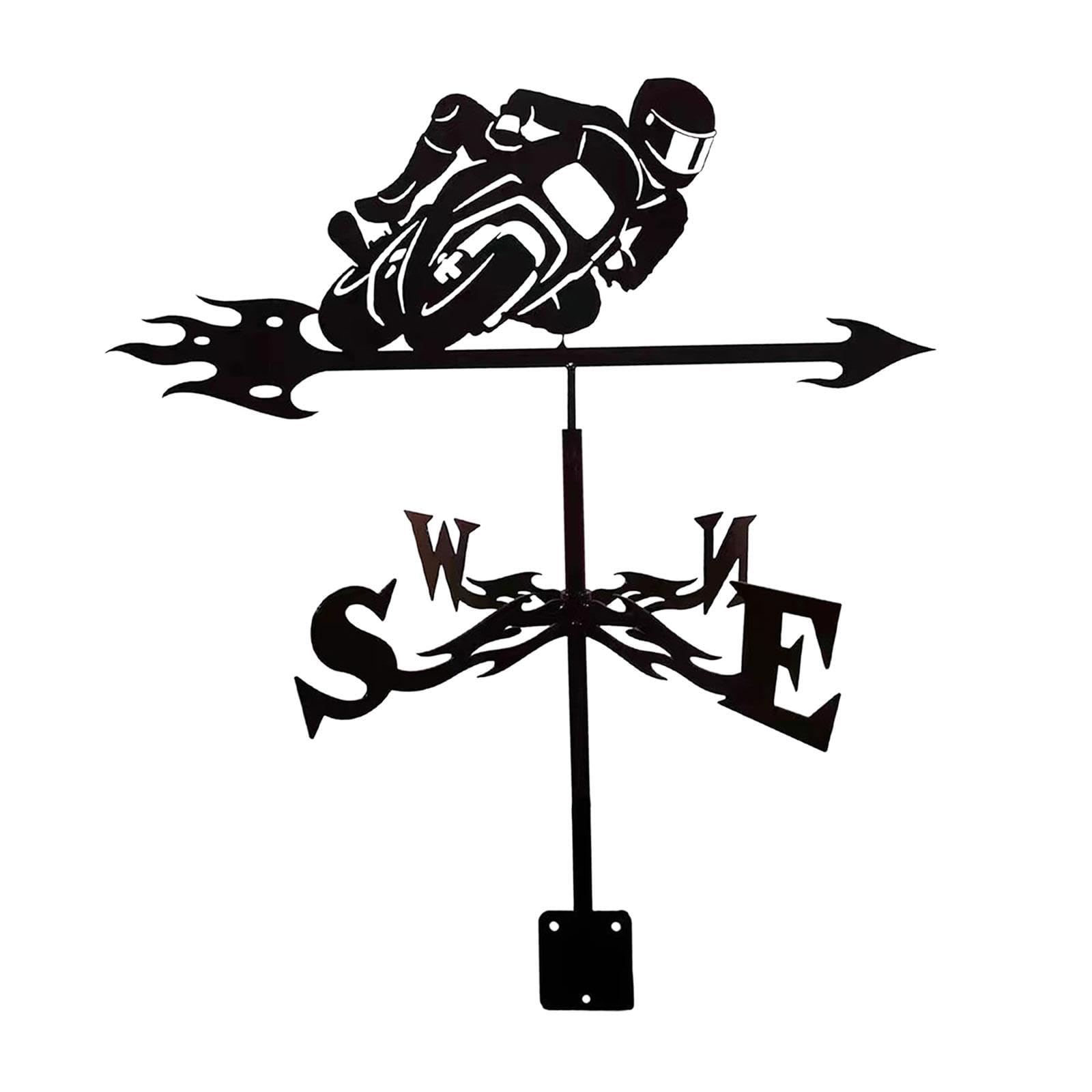 Weather Vane Wind Vane Wind Direction Indicator for Roof Outdoor Decor Match Motorcycle-image-39
