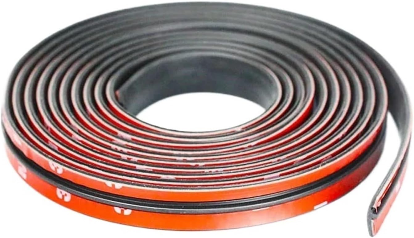 Auto Rubber Seal Strips Window Edge Rubber Car Window Edge Windshield Roof Rubber Sealing Strip Noise Insulation Stripping(19mmx2m)