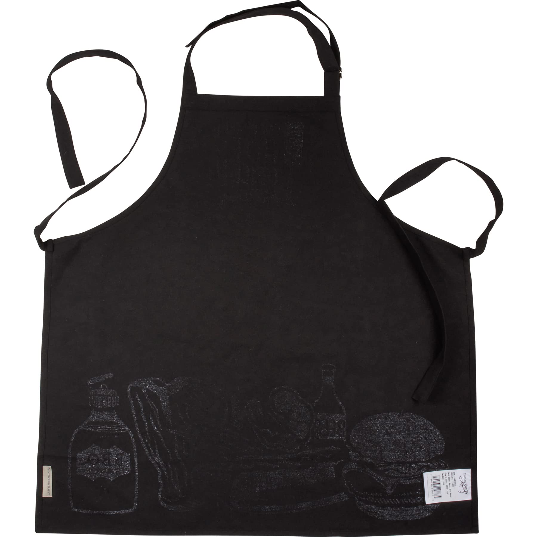 Primitives by Kathy Delantal para ahumar Hot Grill Master, Negro -, talla única