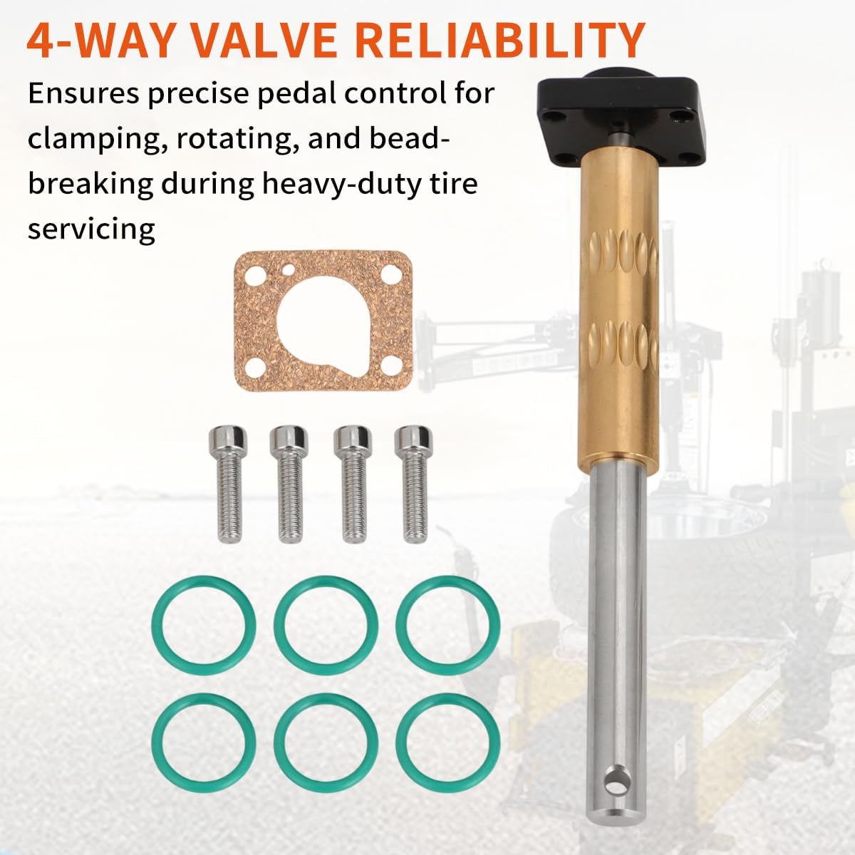 AUTOVIC 4-Way Foot Pedal Valves Rebuild Kit for Coats Tire Changer Spring Driven, Replace for 8183691