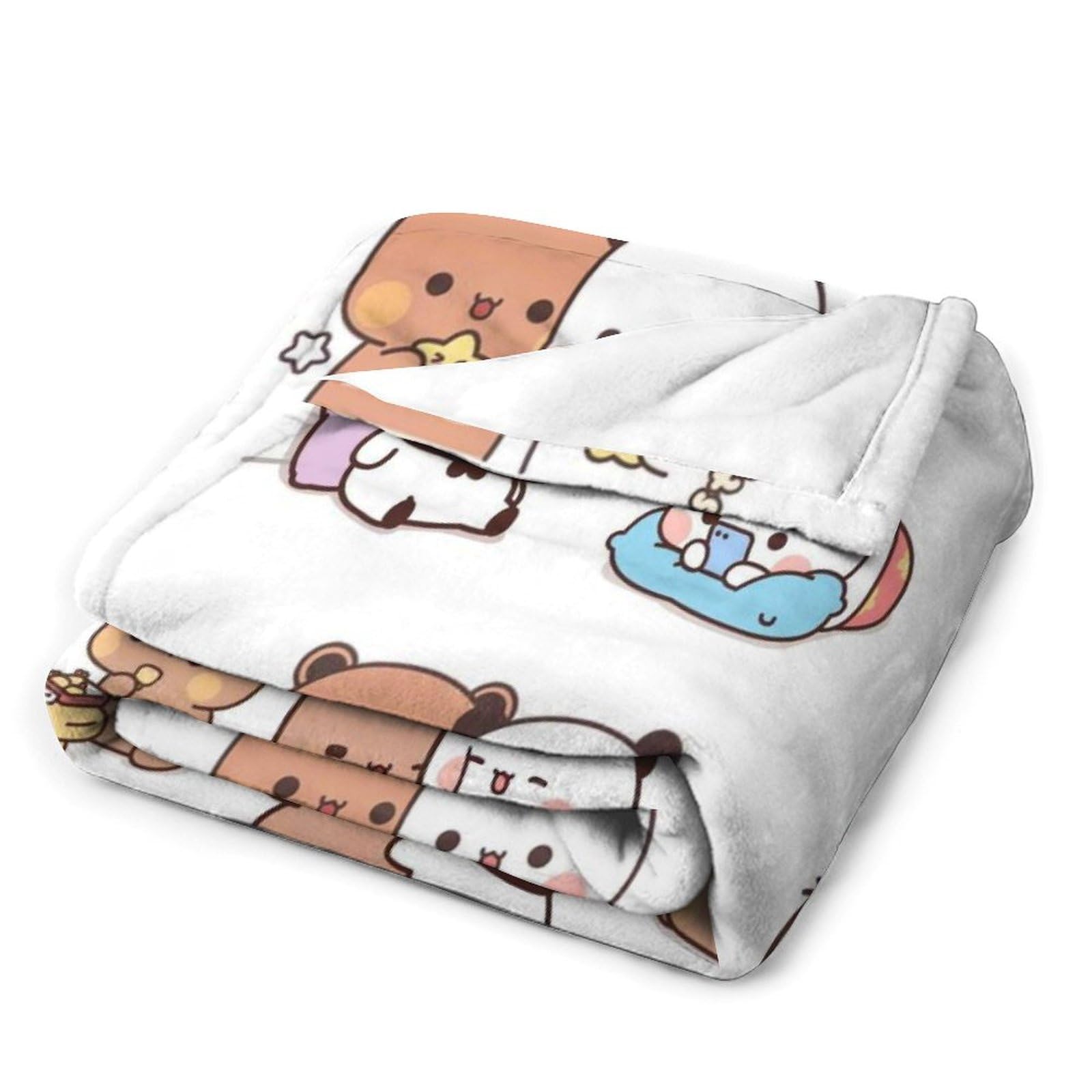 Panda Bear Du Du Cute Style, Fleece Blanket Ultra-Soft Cozy Flannel...