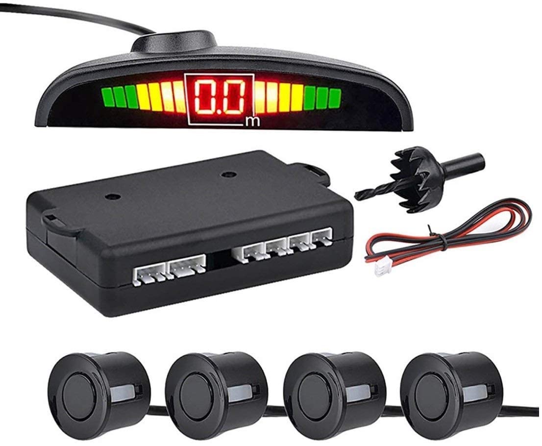 Auto Addict Car Reverse Parking Sensors Assistant Black Color for Mahindra XUV 300