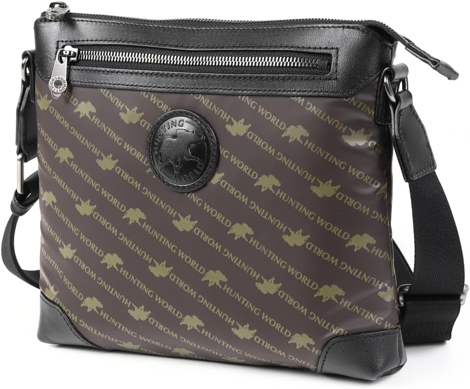 HUNTING WORLD キャリーオール メッセンジャーバッグ レザー