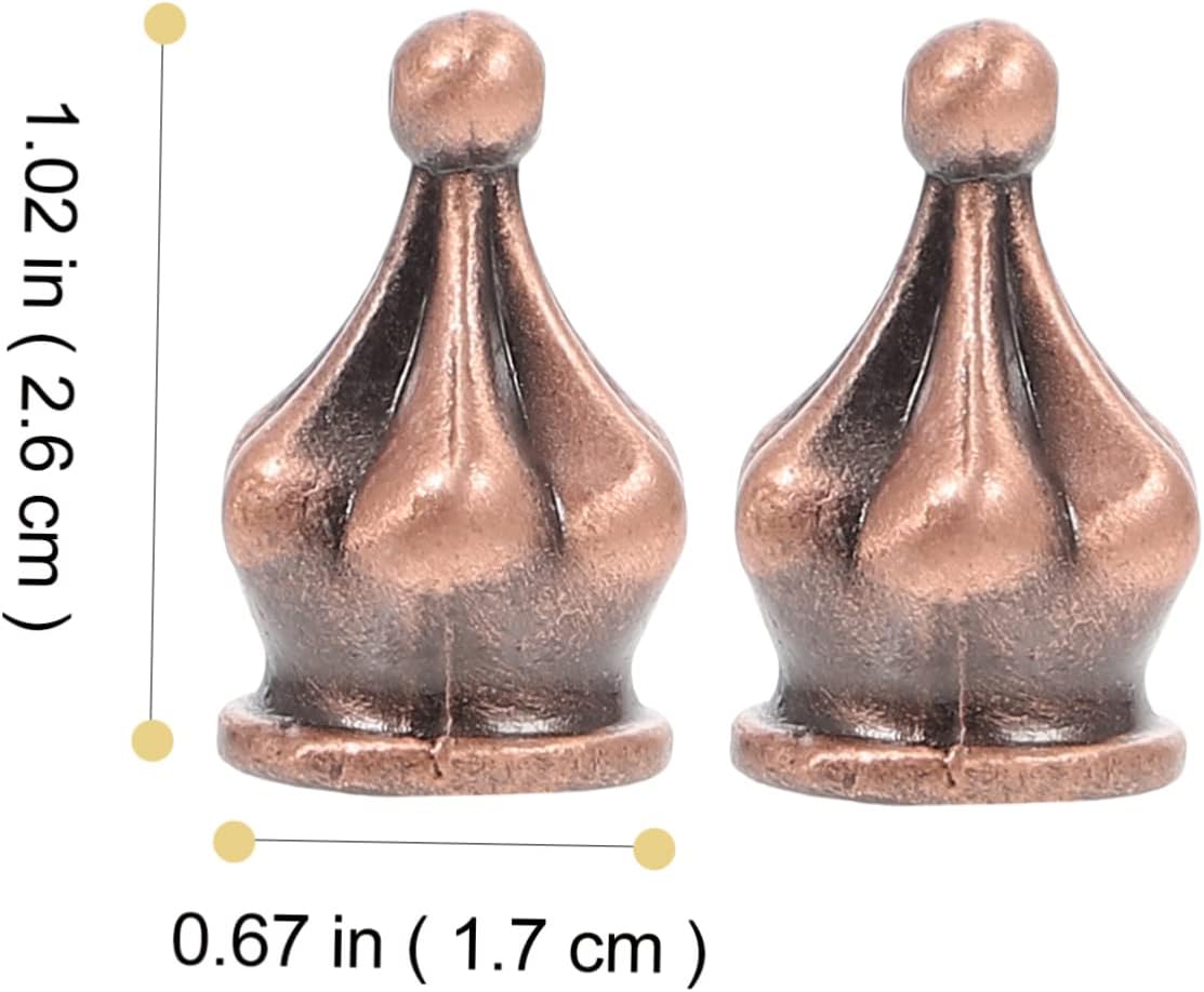 DOITOOL 10pcs Lamp Finials for Desk and Floor Lamps Solid Light Knob Decor Harp Supply Easy-to-Install Replacement for DIY Lighting Accessories