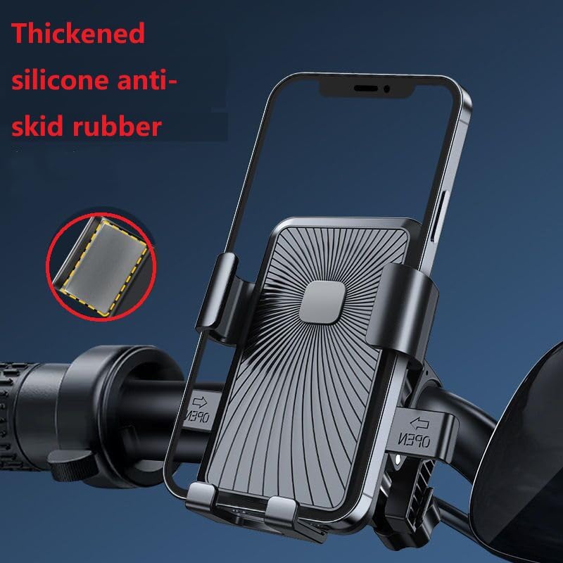 Miniatura 4 de YuYue Electronic Soporte universal de montaje para manillar de motocicleta para teléfono celular, soporte mecánico universal para cualquier teléfono