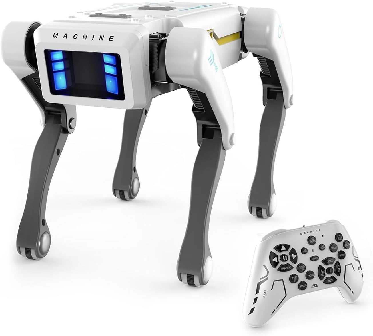 Robot Dog, AI Smart Pet, Will Dance and Kungfu, with APP/Remote Control, Support Action Programming, Ideal Gift for Kids 8-12-image-38