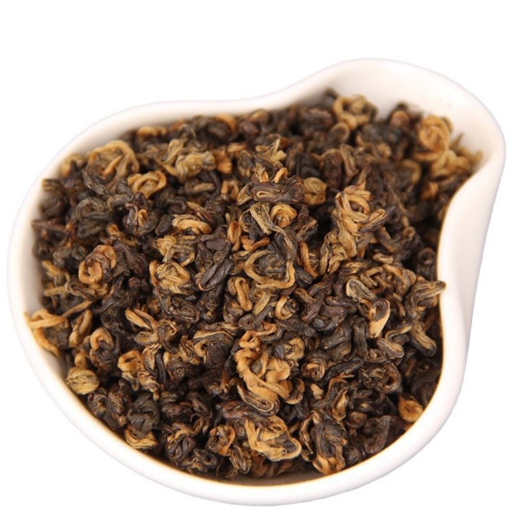 Premium Yunnan Wczesnowiosenna Czarna Herbata Miodowa Dianhong Pachnąca - Jinluo Luźna Herbata Liściasta 200g