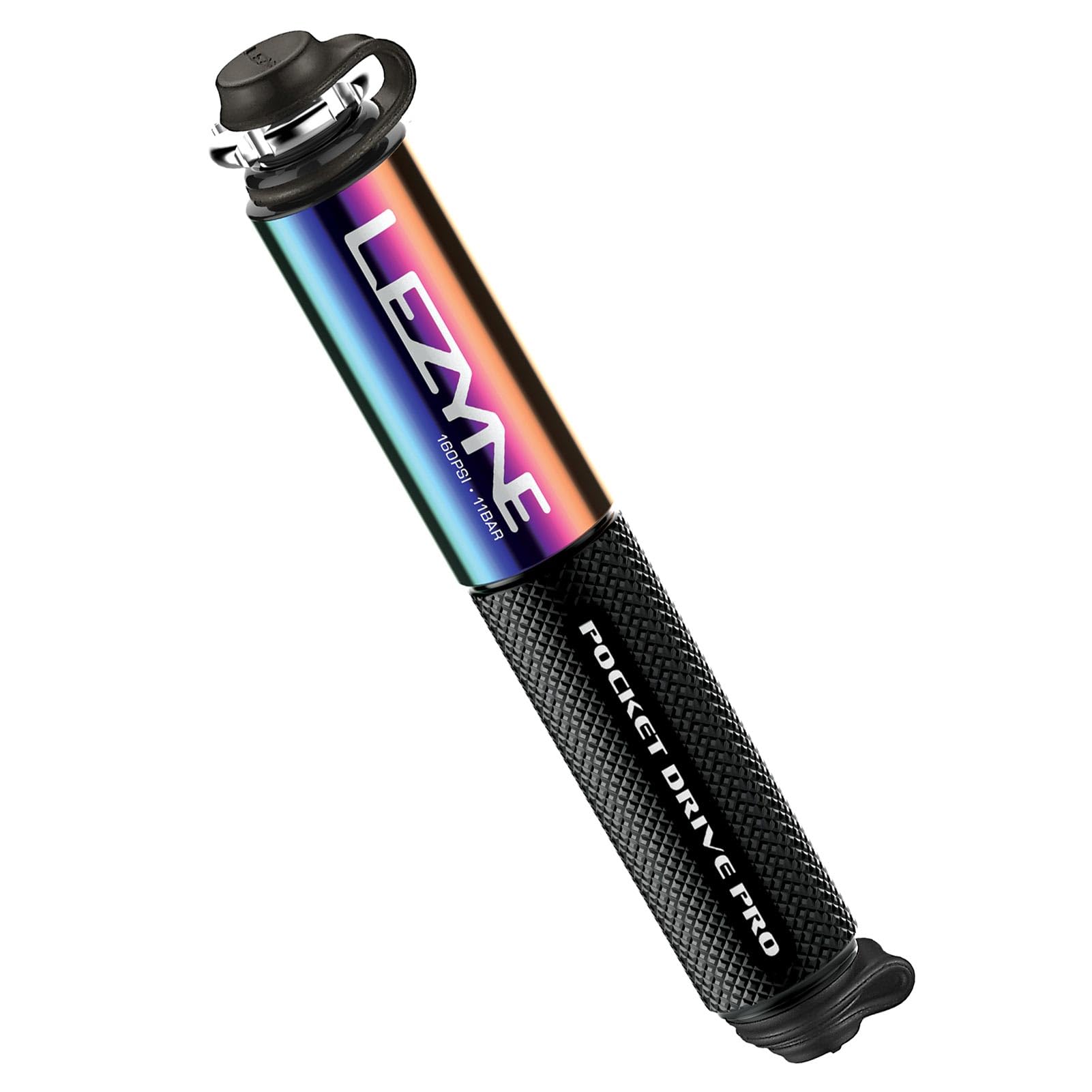 Pocket Drive Pro Mini Bicycle Hand Pump, High Pressure 160 PSI, Presta & Schrader with Valve Core Tool, Alloy Bracket Mount, Grip Textured, Easy to Use Bike Tire Pump