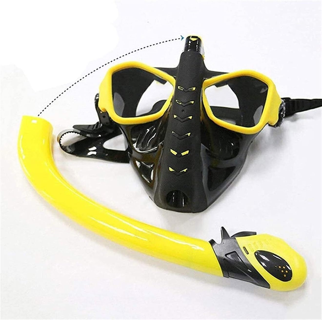 Sprzęt do Snorkelingu, Maski Do Nurkowania Maska Snorkelingu Zestaw Rurek Gogle Przeciwmgielne Z Łatwym Oddychaniem Suchy Maska do Nurkowania