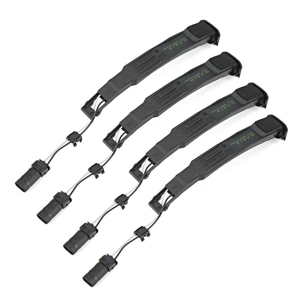 4Pcs Door Handle Sensor Exterior Door Handle Sensor Pin Switch Fit for Avant 4G8927753 Black