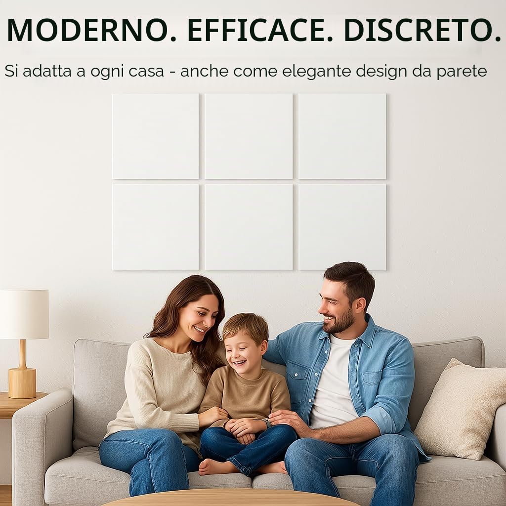 MatoSan 30 Pannelli Acustici Autoadesivi – Isolamento Acustico Alta Densità NRC 0,95 – Per Pareti, Soffitti, Studio di Registrazione