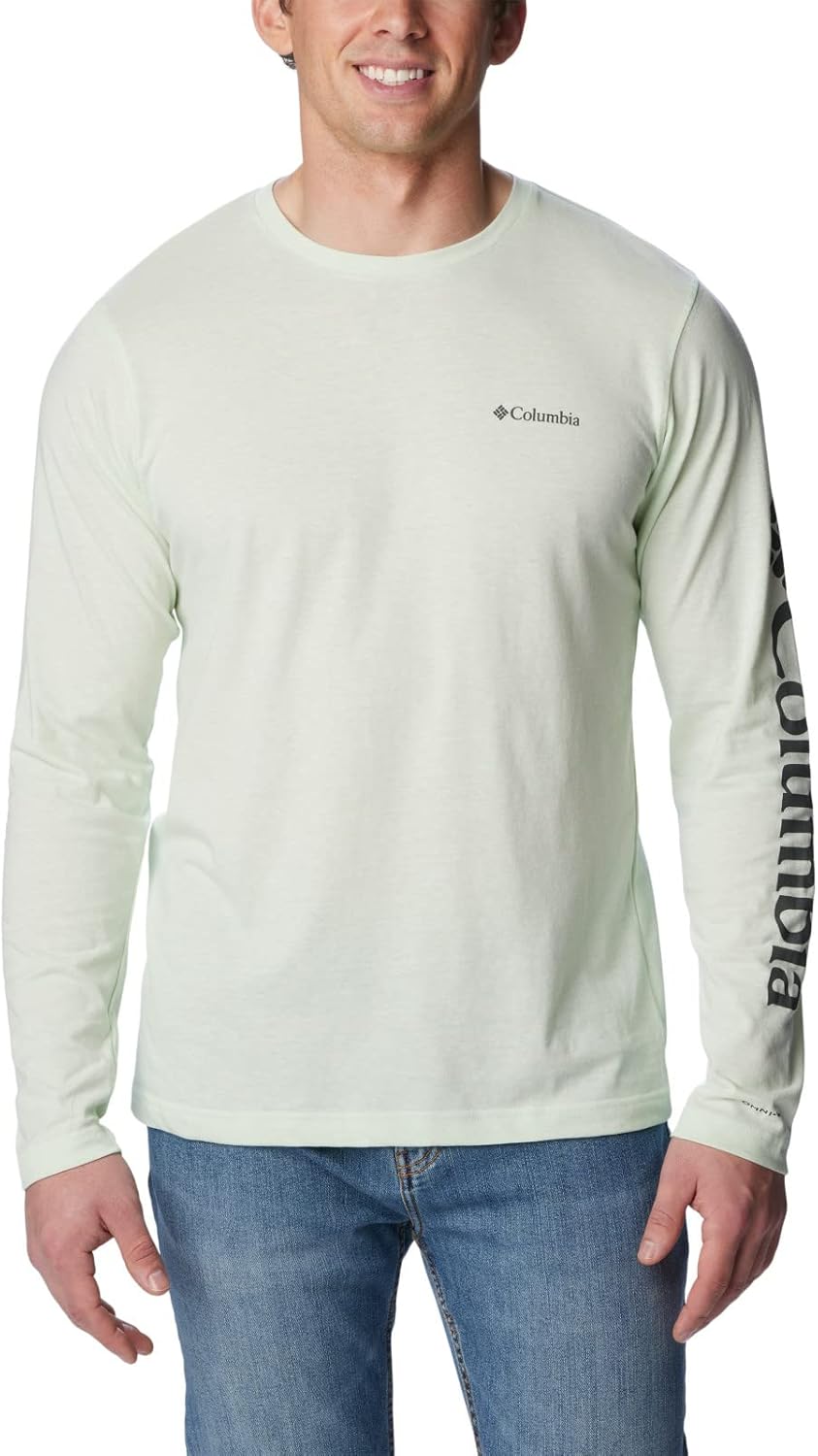 Columbia Mens Thistletown Hills Long Sleeve Logo Tee
