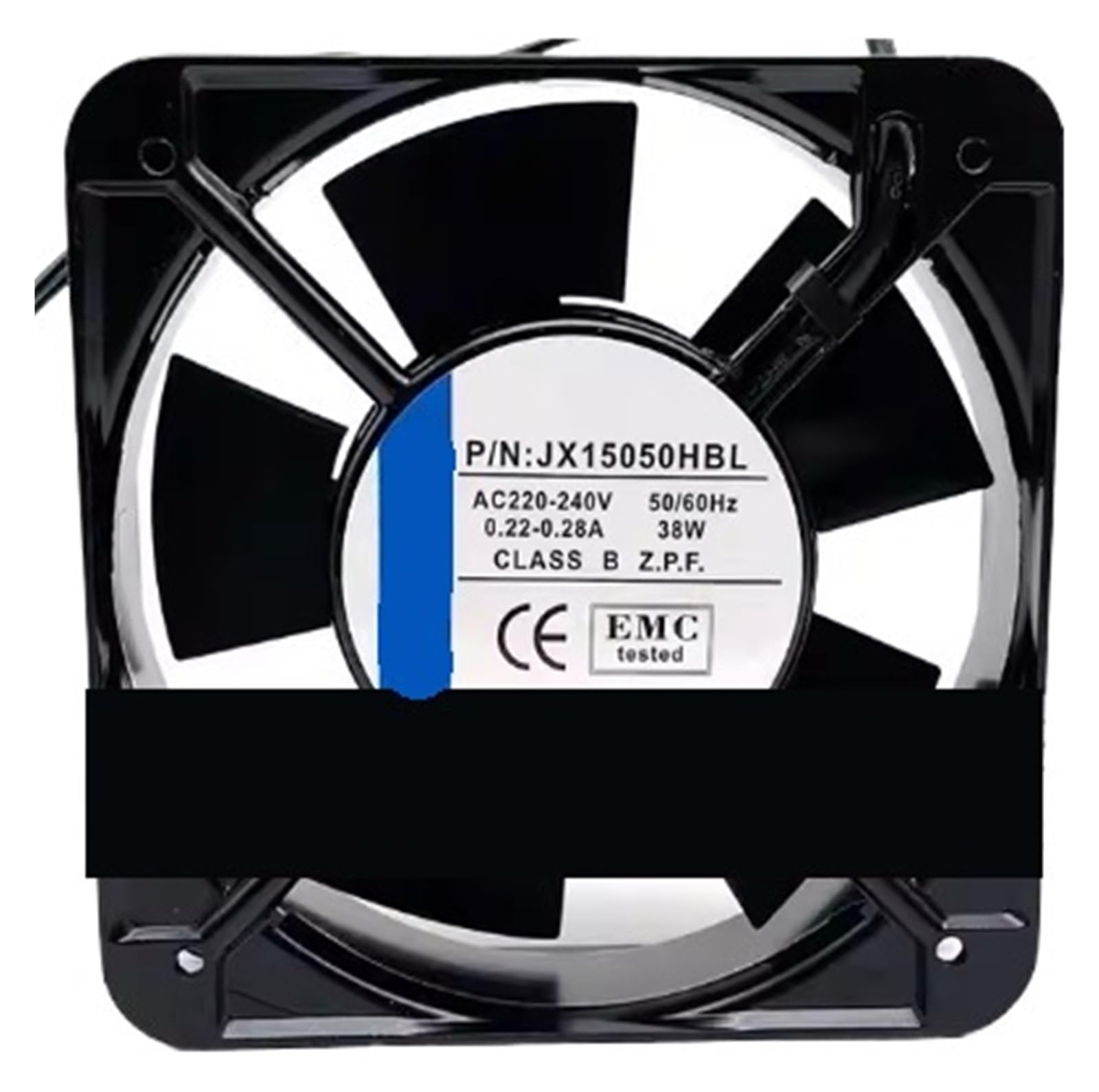ZBWZXBDJ P/N JX15050HBL AC220V 15050 15cm 2 Wire cooling fan