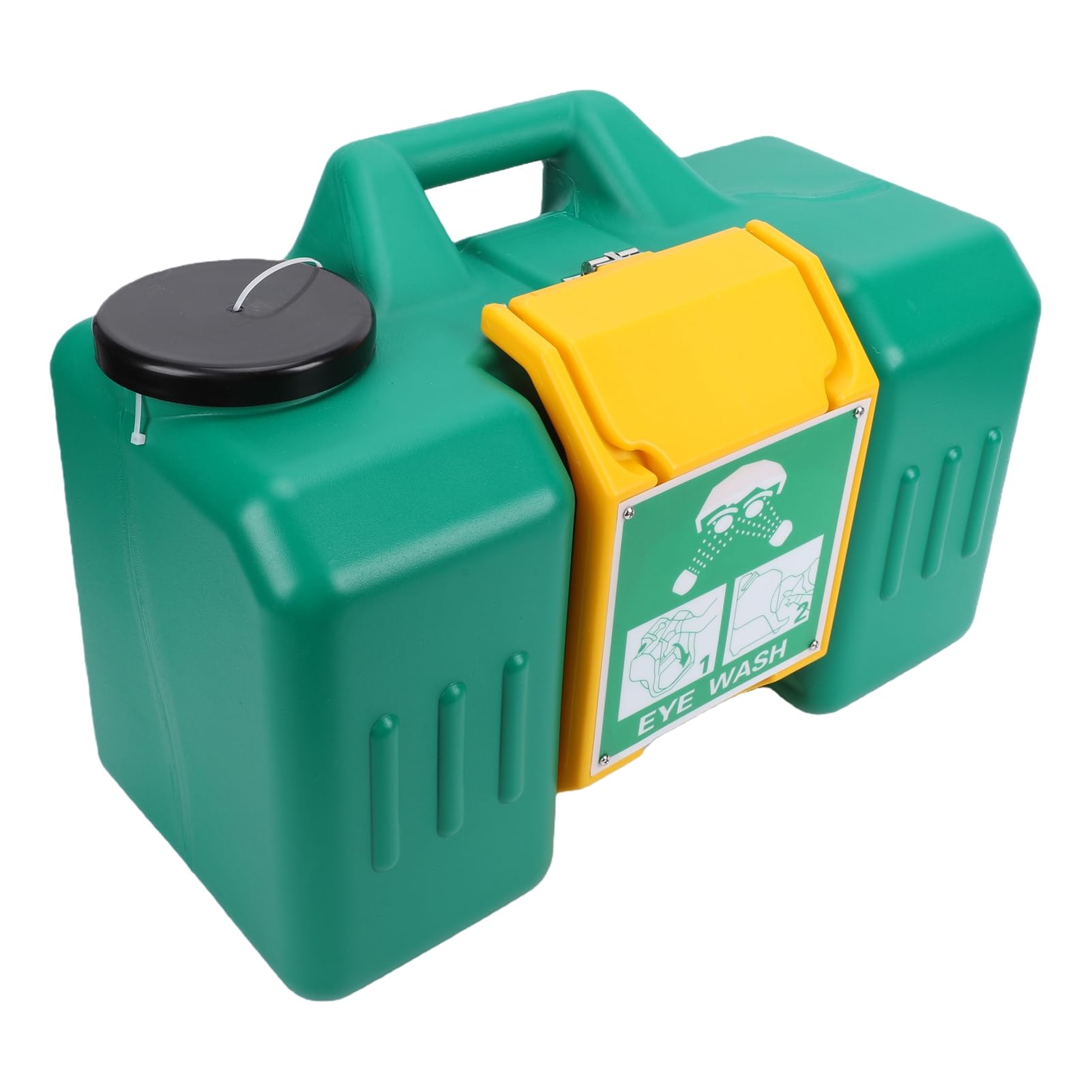 Walfront Station de Lavage Oculaire Portable, unité Murale 9 Gallons for
