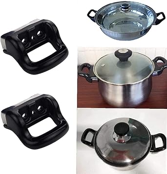 2 Pieces Pressure Cooker Handle Pressure Cooker Side Support Handle Aluminum Pressure Cooker Handle Spare Parts Pan Handle (3L?Cher Multipurpose)