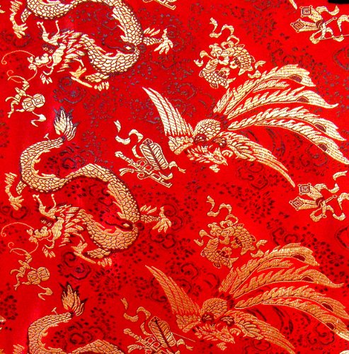 Tissu brocart broderie fine au mètre fini les tissus qui s'effilochent