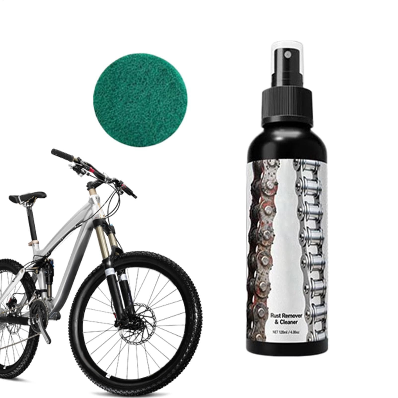 Bicycle Rust Remover - 6.35" x 1.54" x 1.55" Spray Chain Cleaner, Bicycle Cleaning Solution, Fast Acting Rust Remover Spray, Metal Cleaning Maintenance Sprays | Easy to Use Ride