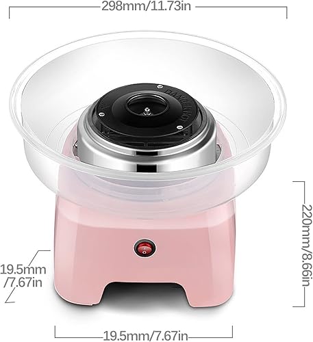 Miniatura 7 de Kuhxz Máquina eléctrica de algodón para el hogar, máquina de algodón de dibujo de fantasía para niños, máquina de dulces de algodón para el hogar,