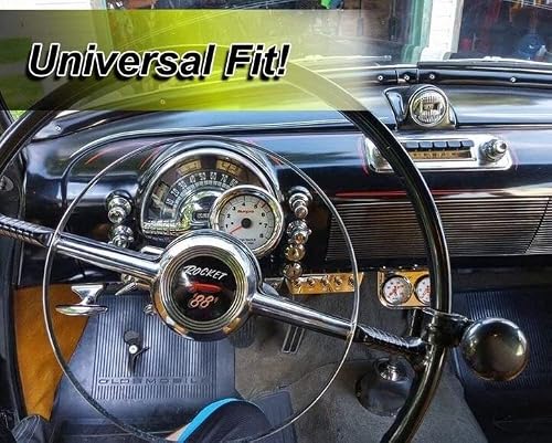 Zento Steering Knobs Classic Black Universal Fit Vehicle Steering Wheel Suicide Spinner Premium Quality Power Handles
