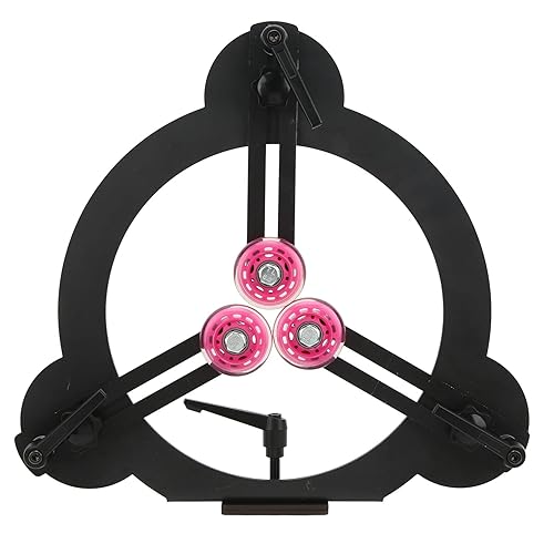 Miniatura 7 de Woodturning Steady Rest Posición de rueda ajustable Herramientas de torneado de acero redondo para torno de madera Piezas Accesorios