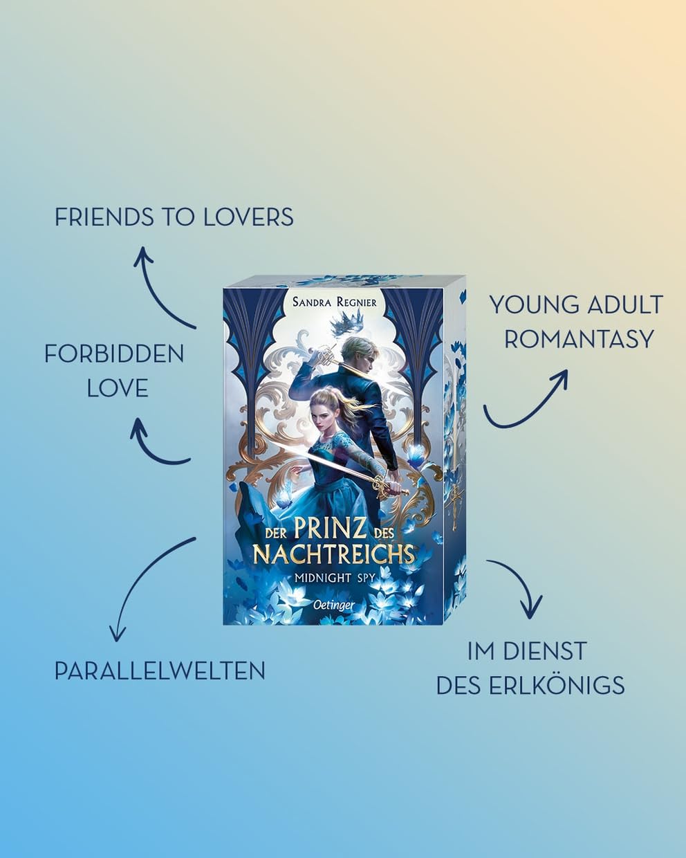 Der Prinz des Nachtreichs 1. Midnight Spy: Packende Romantasy über eine verbotene Liebe in einer verborgenen Parallelwelt für Young Adult-Fans