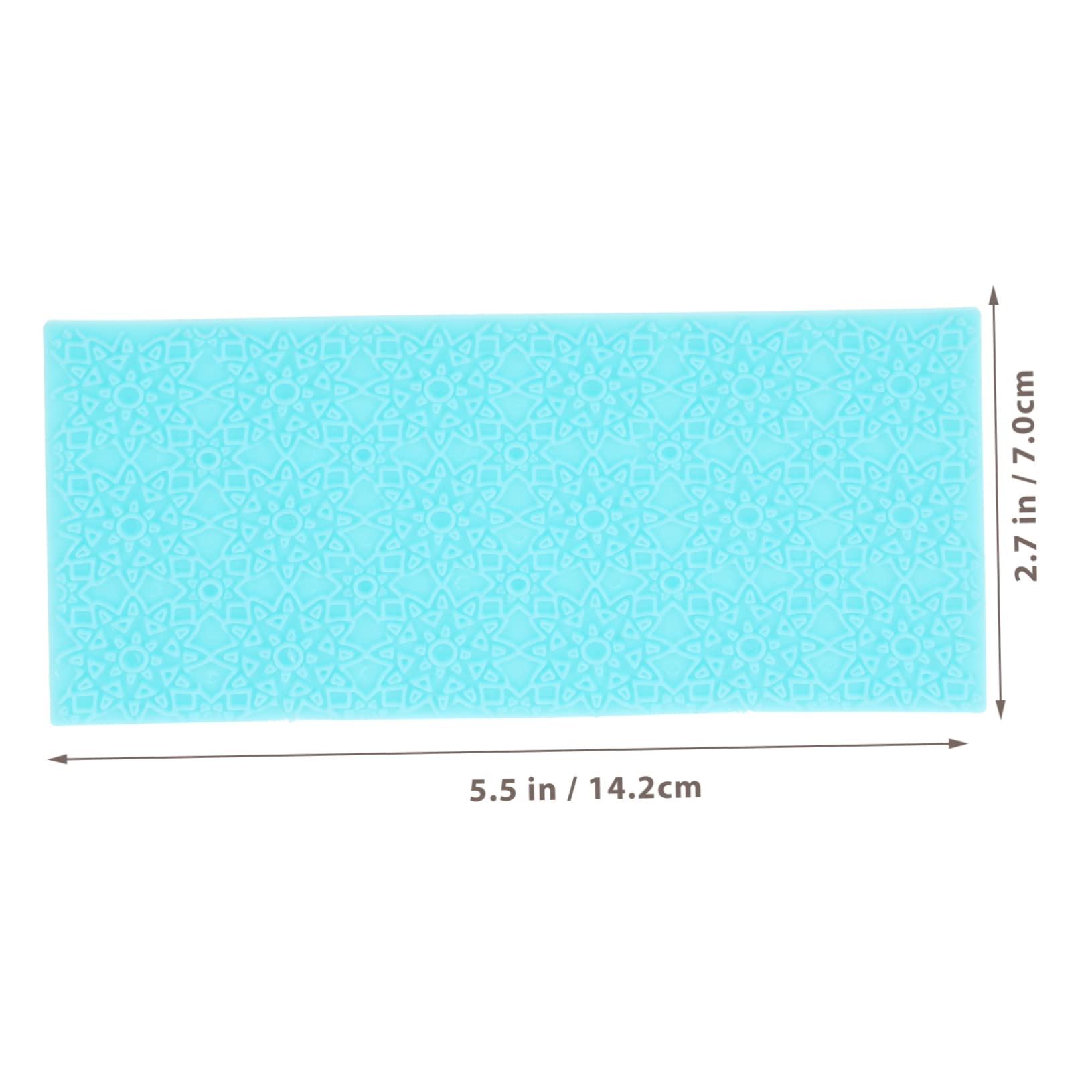 MUELODSIC 6Pcs Polymer Clay Texture Mats Embossed Pressing Molds for DIY Pottery Baking and Sculpting and Kitchen Pressing Mats for Handicrafts