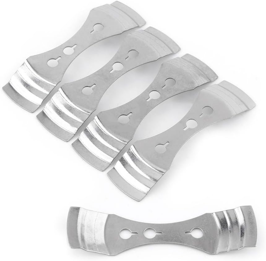 Walfront 5pcs Wick Centering Device Candle Wick Holders 3 Holes Candle Making Tool Stainless Steel Candle Holder for DIY Candle Making Supplies, Silver
