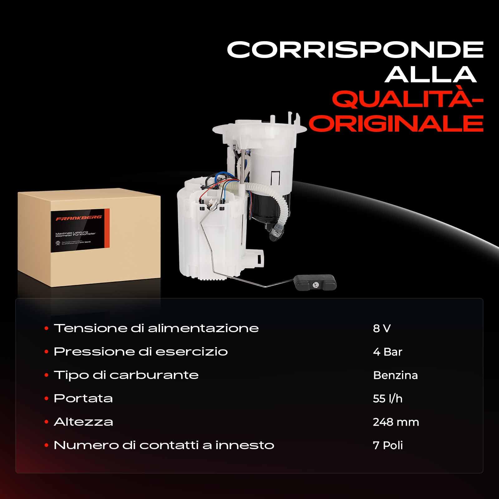 Frankberg Pompa del carburante pompa della benzina modulo dell'unità di
