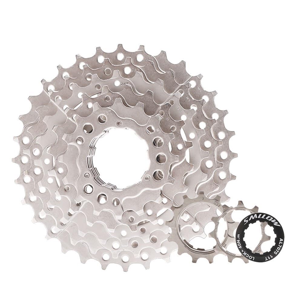 Cassette 7 Vitesses VTT 11-32T en Acier Haute Résistance pour Moyeu Arrière