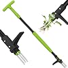 Weed Remover Tool, Stand Up Weed Puller Root Remover, Garden Weeding Tool with Long Handle, Heavy Duty Weeder Tool Standup Weed Root Pulling Tool and Picker, Grabber
