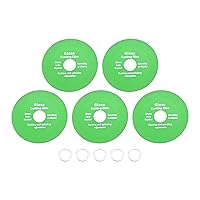 Vista 12 de dophee Disco de corte de vidrio, ruedas de corte de diamante ultrafinas de 4 pulgadas para amoladora angular, rueda de hoja de sierra de diamante