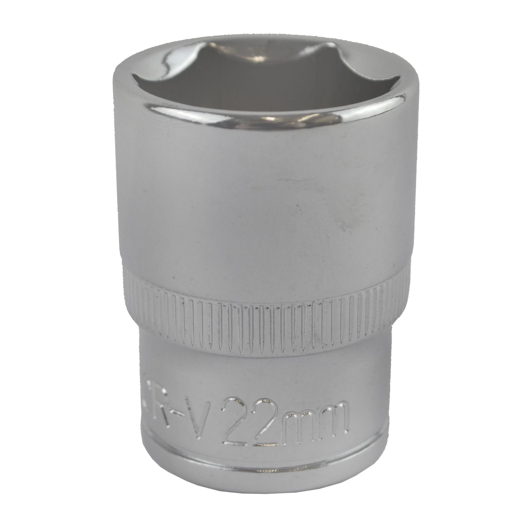 AB Tools 22mm 1/2" Drive Shallow Metric Socket Single Hex / 6 Sided Bergen from B&Q
