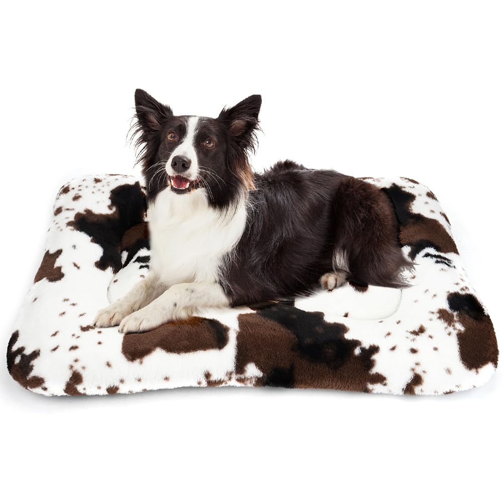 ULIGOTA Medium Dog Bed Washable Pet Bed for Dog Soft Crate Mattress Pet Pillow Cushion for Crate