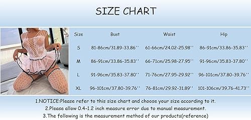 Miniatura 3 de Lencería sexy para mujeres con curvas, lencería sexy para mujer, lencería con corsé para mujer, malla transparente transparente, Negro -