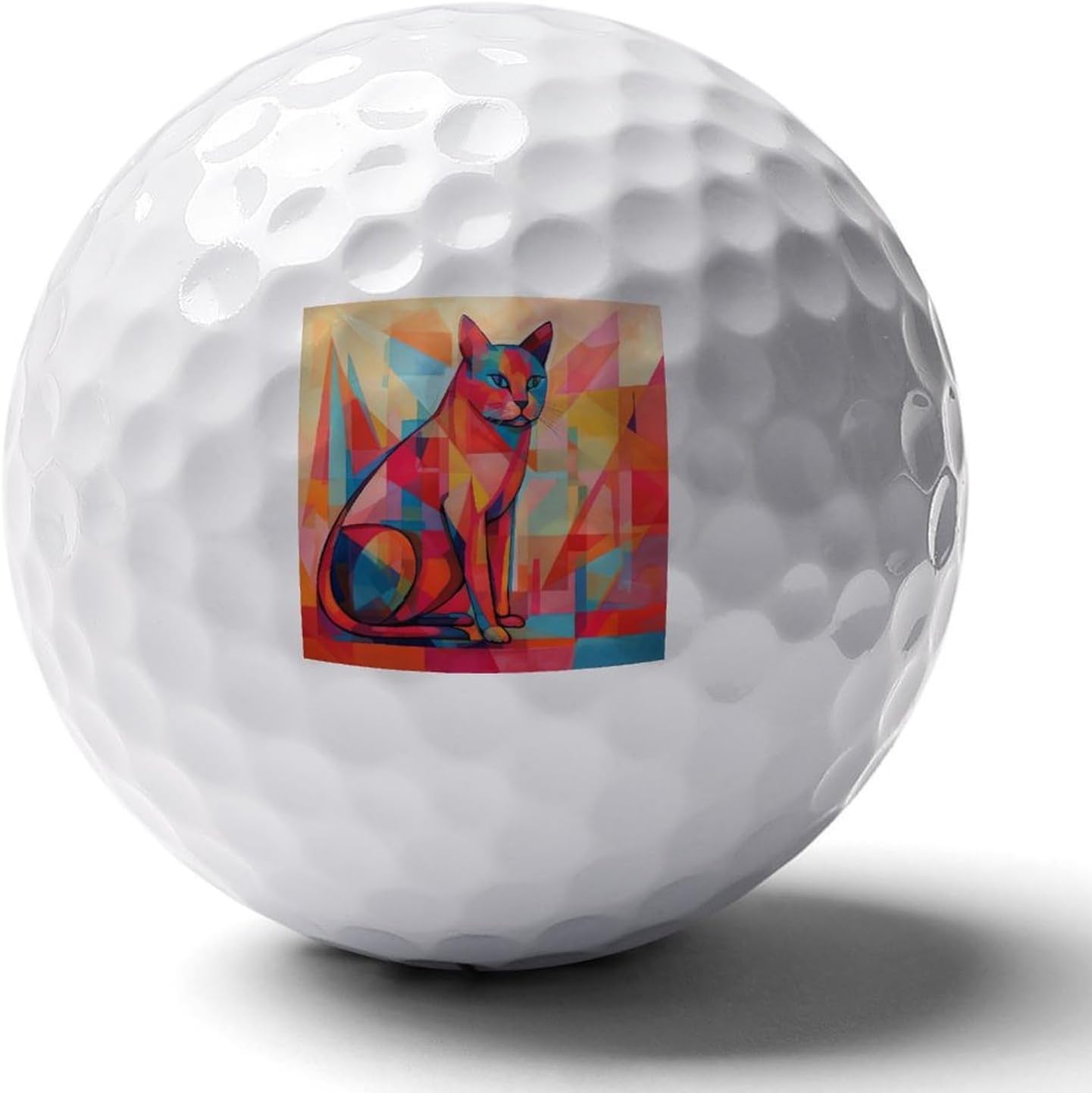Mid Century Modern Art Cat Golf Balls Golf Balls for Men Golf Ball Bulk Callaway Golf Balls Range Golf Balls Best Golfballs for Women Distance Golf Balls Golf Accessories