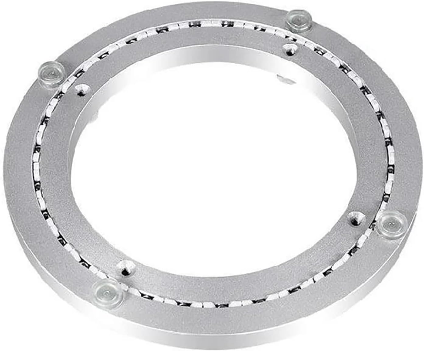 1Pcs Heavy Silent Aluminum Turntable Display Rack Dining Table Rotating Turntable Track Smooth Turn Table(14 inches)