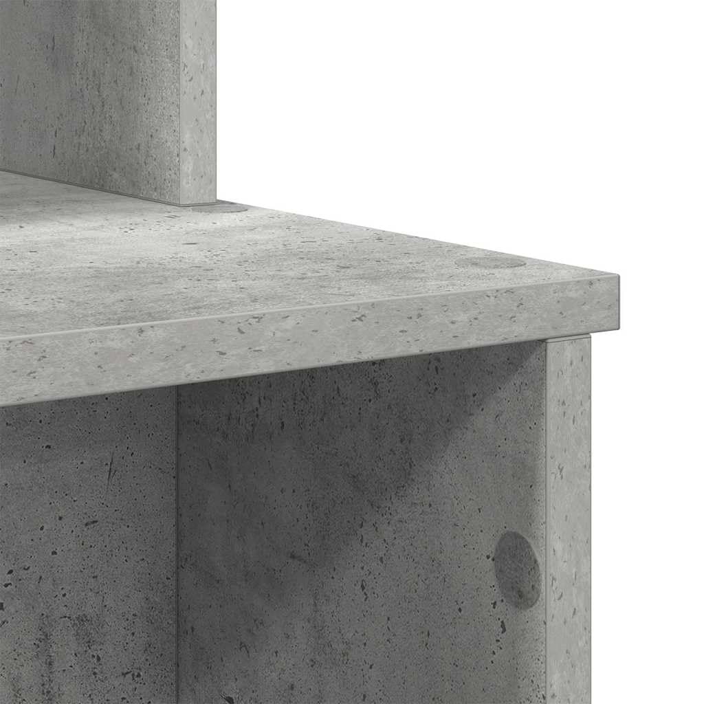 vidaXL Schreibtisch Betongrau 120,5 x 44 x 88,5 cm Holzwerkstoff