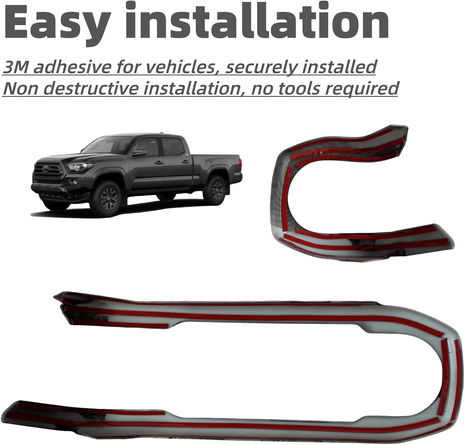 Car Inner Look Central Console Dashboard Panel Cover Trim Fit for Toyota Tacoma 2016 2017 2018 2019 2020 2021 2022 2023 Console Dashboard Decorative Border Frame (Carbon Fiber Pattern)