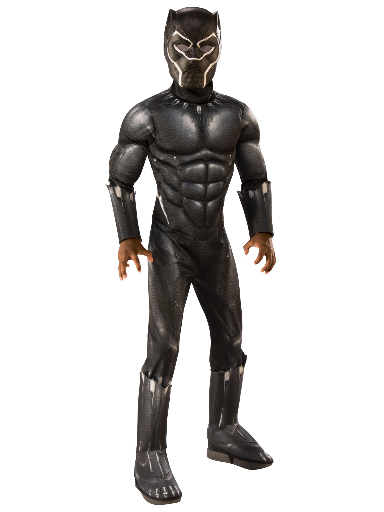 Rubie's Official Marvel Avengers Endgame Black Panther Deluxe Childs Costume, Kids Superhero Fancy Dress