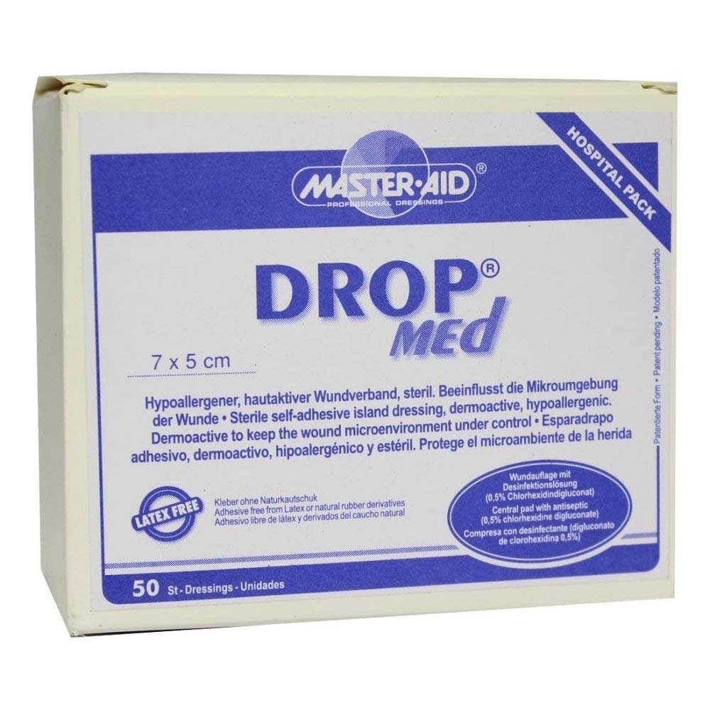 DROP med 5x7 cm Wundverband steril Master Aid 50 St
