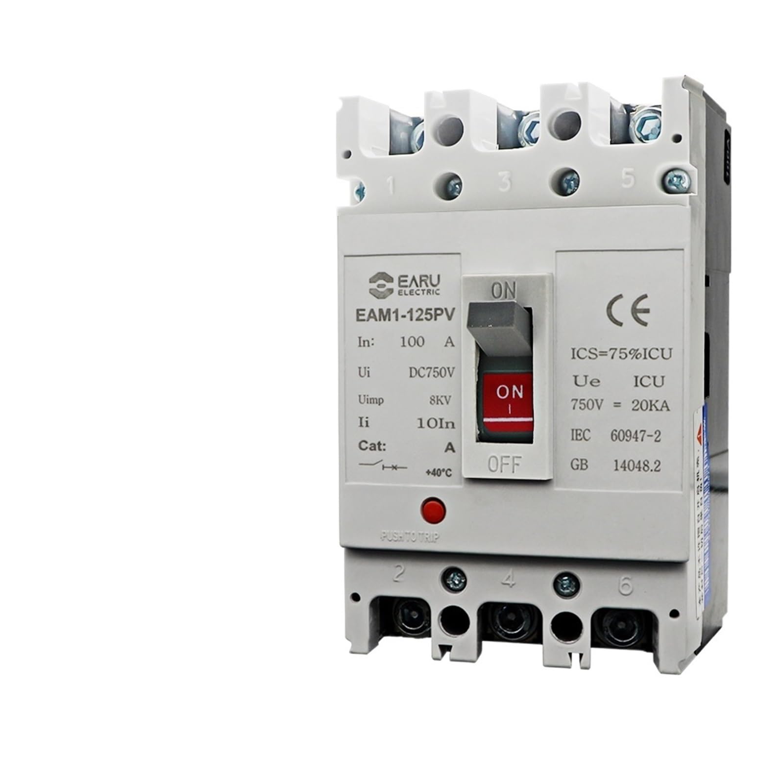 Interrupteur principal alimentation voiture et van aménagé 3P DC 200A EAM1-125PV