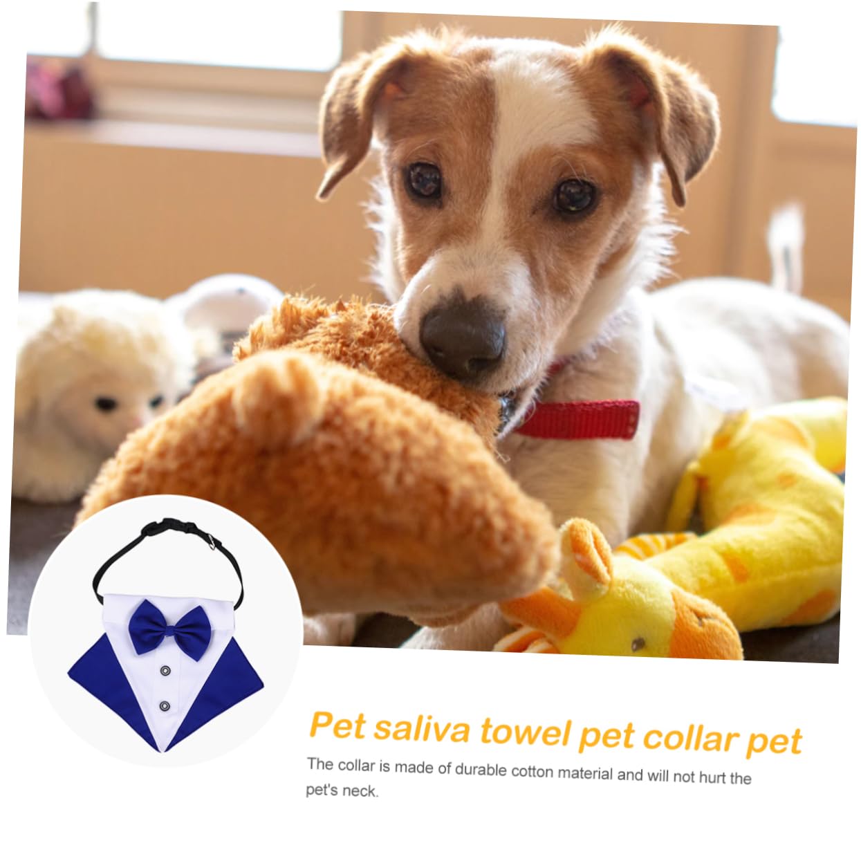 Housoutil 3sätze Hundebandana Mit Schleifenkragen Dreieckiges Halstuch Für Hunde Aus Stilvolles Hunde-Accessoire Für Outdoor Und Partys Pflegeleicht Und Atmungsaktiv