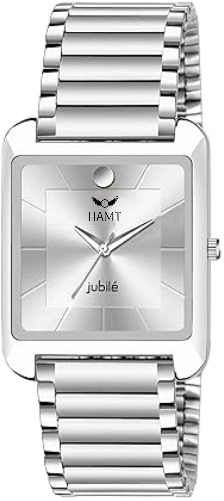 hamt Analog Display Wrist Watch for Men (Silver) | HT-GSQ215-SLV-CH (B0BSC2GLL8) Amazon Price History, Amazon Price Tracker
